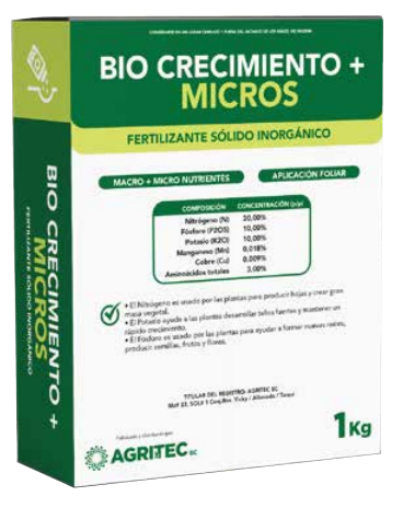 BIO CRECIMIENTO + MICROS